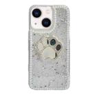 For iPhone 13 Cat Claw Mirror TPU Phone Case(Silver) - 1