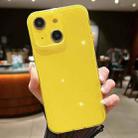 For iPhone 14 Plus Jelly Glitter Solid Color TPU Phone Case(Yellow) - 1