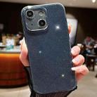 For iPhone 15 Jelly Glitter Solid Color TPU Phone Case(Black) - 1