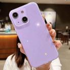 For iPhone 15 Jelly Glitter Solid Color TPU Phone Case(Purple) - 1