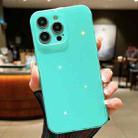 For iPhone 15 Pro Jelly Glitter Solid Color TPU Phone Case(Green) - 1