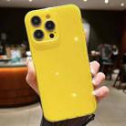 For iPhone 15 Pro Jelly Glitter Solid Color TPU Phone Case(Yellow) - 1