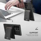 For Samsung Galaxy S24+ 5G Suteni H17 Oil Eax Leather MagSafe Detachable Wallet Phone Case(Black) - 3