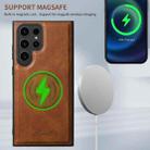 For Samsung Galaxy S24+ 5G Suteni H17 Oil Eax Leather MagSafe Detachable Wallet Phone Case(Brown) - 2