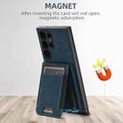 For Samsung Galaxy S24+ 5G Suteni H17 Litchi Texture Leather MagSafe Detachable Wallet Phone Case(Blue) - 3
