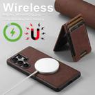 For Samsung Galaxy S25 Ultra 5G Suteni H17 Litchi Texture Leather MagSafe Detachable Wallet Phone Case(Brown) - 3