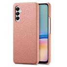 For Samsung Galaxy A05s Litchi Oil Edge Leather Back Phone Case(Pink) - 1