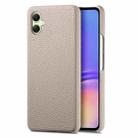 For Samsung Galaxy A05 Litchi Oil Edge Leather Back Phone Case(Khaki) - 1