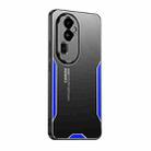 For OPPO Reno10 Pro+ Blade Series TPU Hybrid Metal Phone Case(Blue) - 1