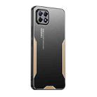 For OPPO Reno4 SE Blade Series TPU Hybrid Metal Phone Case(Gold) - 1