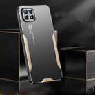 For OPPO Reno4 SE Blade Series TPU Hybrid Metal Phone Case(Gold) - 3