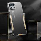 For OPPO Reno4 SE Blade Series TPU Hybrid Metal Phone Case(Silver) - 3