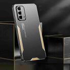 For OPPO A93 Blade Series TPU Hybrid Metal Phone Case(Silver) - 3