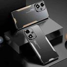 For OPPO A2M Blade Series TPU Hybrid Metal Phone Case(Silver) - 2