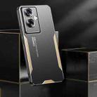 For OPPO A79 5G Global Blade Series TPU Hybrid Metal Phone Case(Silver) - 3