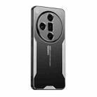 For OPPO Find X7 Blade Series TPU Hybrid Metal Phone Case(Silver) - 1