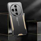 For OPPO Find X7 Blade Series TPU Hybrid Metal Phone Case(Silver) - 3