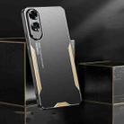 For OPPO A60 4G Blade Series TPU Hybrid Metal Phone Case(Gold) - 3