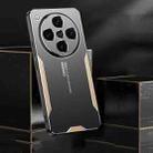 For OPPO Find X8 Pro Blade Series TPU Hybrid Metal Phone Case(Gold) - 3