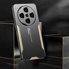 For OPPO Find X8 Pro Blade Series TPU Hybrid Metal Phone Case(Silver) - 3
