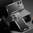 For OPPO A5 Pro Global Blade Series TPU Hybrid Metal Phone Case(Blue) - 2