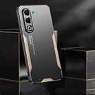 For OPPO A5 5G Global Blade Series TPU Hybrid Metal Phone Case(Red) - 2