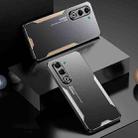 For OPPO A5 5G Global Blade Series TPU Hybrid Metal Phone Case(Red) - 3