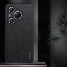 For Huawei Pura 70 Pro Tree Bark Leather Shockproof Phone Case(Black) - 2