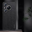 For Huawei Pura 70 Pro Tree Bark Leather Shockproof Phone Case(Grey) - 2