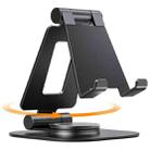 AS007-XS Adjustable Aluminum Alloy Desktop Phone Stand(Black) - 1
