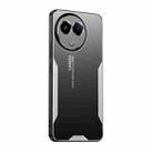 For Realme 11 5G Global Blade Series TPU Hybrid Metal Phone Case(Silver) - 1