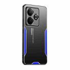 For Realme GT Neo6 SE Blade Series TPU Hybrid Metal Phone Case(Blue) - 1