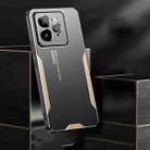 For  Realme GT7 Pro Blade Series TPU Hybrid Metal Phone Case(Silver) - 3