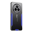 For Realme 14 Pro Global Blade Series TPU Hybrid Metal Phone Case(Blue) - 1