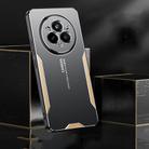 For Realme 14 Pro Global Blade Series TPU Hybrid Metal Phone Case(Blue) - 2