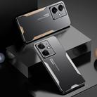 For Realme Neo7 SE Blade Series TPU Hybrid Metal Phone Case(Gold) - 2