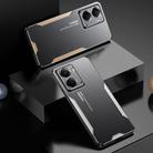 For Realme Neo7X Blade Series TPU Hybrid Metal Phone Case(Silver) - 2