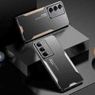For Realme V60 Pro Blade Series TPU Hybrid Metal Phone Case(Gold) - 3