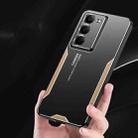 For Realme 14x Blade Series TPU Hybrid Metal Phone Case(Blue) - 3