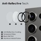 For Samsung Galaxy S24 Ultra 5G NORTHJO Camera LensCD Vein Metal Ring Tempered Glass Film(Black) - 2