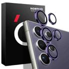 For Samsung Galaxy S24 Ultra 5G NORTHJO Camera LensCD Vein Metal Ring Tempered Glass Film(Purple) - 1