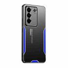 For vivo S16 Blade Series TPU Hybrid Metal Phone Case(Blue) - 1