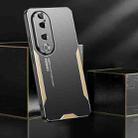 For vivo S19 Pro Blade Series TPU Hybrid Metal Phone Case(Gold) - 3