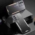 For vivo S12 Blade Series TPU Hybrid Metal Phone Case(Blue) - 2