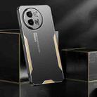 For vivo Y38 Blade Series TPU Hybrid Metal Phone Case(Gold) - 3