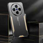 For vivo X200 Blade Series TPU Hybrid Metal Phone Case(Gold) - 3