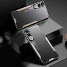 For vivo V40 Lite Blade Series TPU Hybrid Metal Phone Case(Gold) - 2