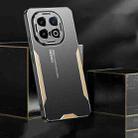 For vivo iQOO 13 Blade Series TPU Hybrid Metal Phone Case(Gold) - 3