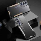 For vivo Y19S 4G Blade Series TPU Hybrid Metal Phone Case(Silver) - 2