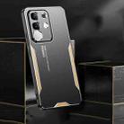 For vivo Y29 4G Blade Series TPU Hybrid Metal Phone Case(Silver) - 3